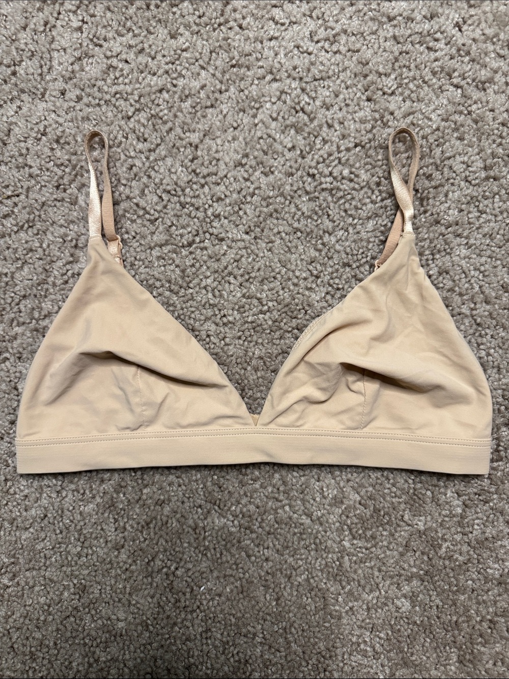 Talula Soft Wireless Triangle Bra - Beige